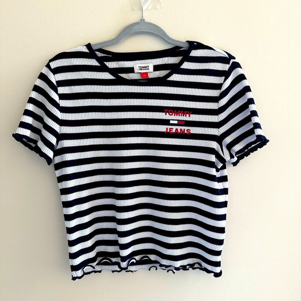 Tommy Hilfiger Striped Ribbed T-shirt